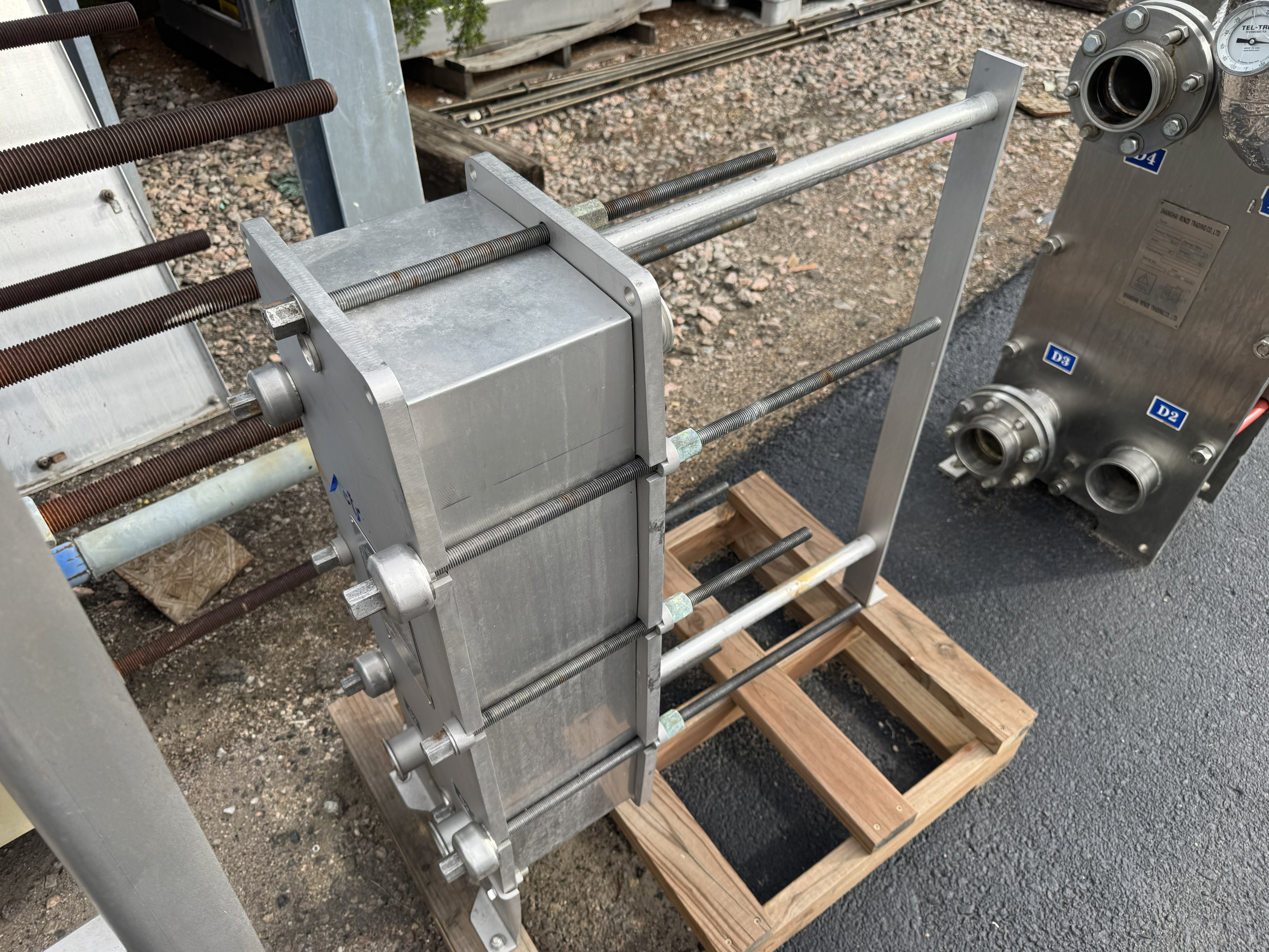Used ALFA LAVAL PLATE HEAT EXCHANGER