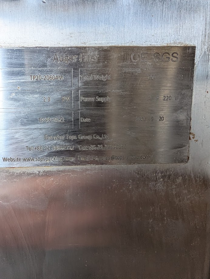 Used 2020 Shanghai Tops Group TP-PF-2A21
