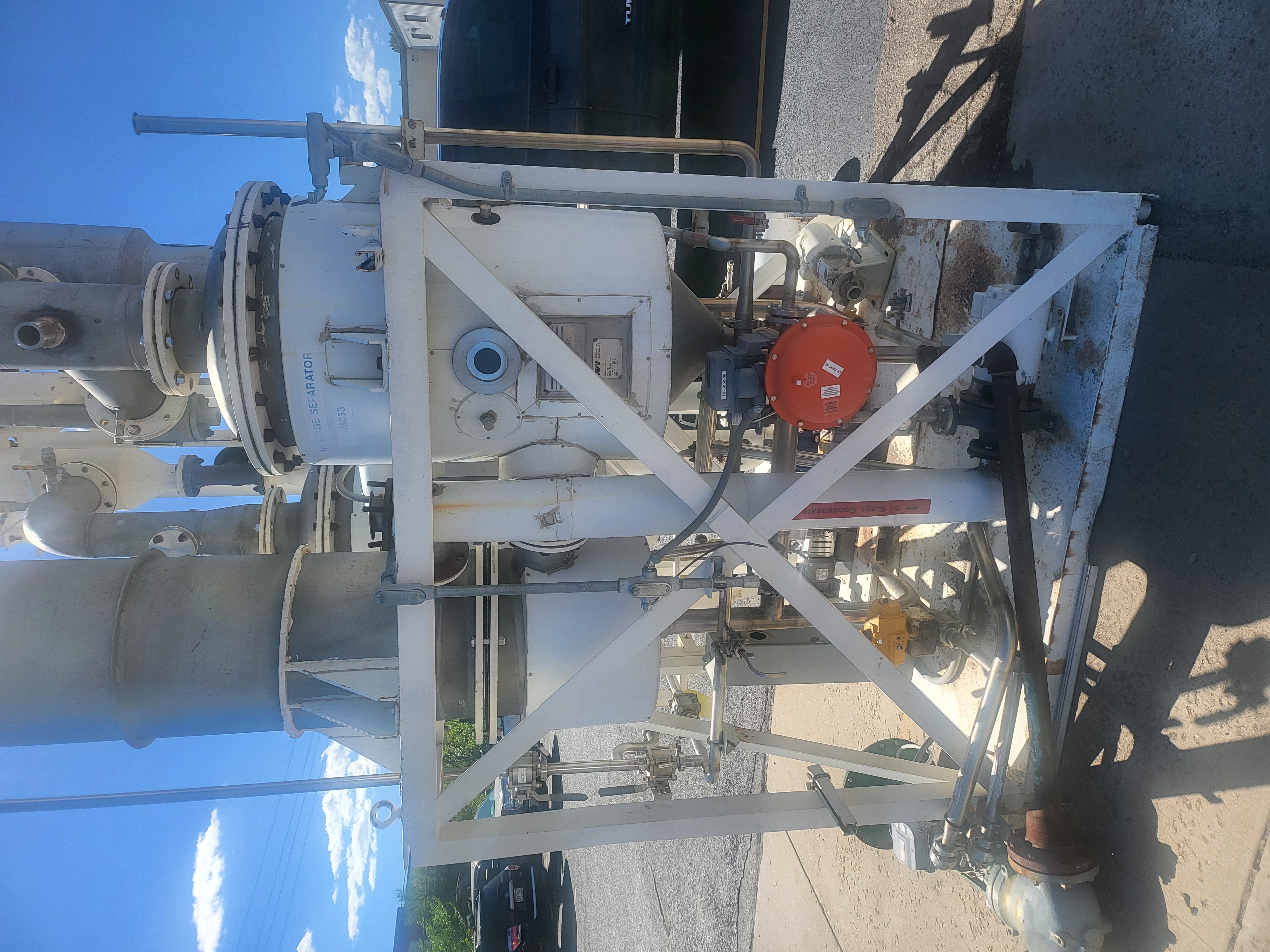 Used 2 STAGE FALLING FILM EVAPORATOR