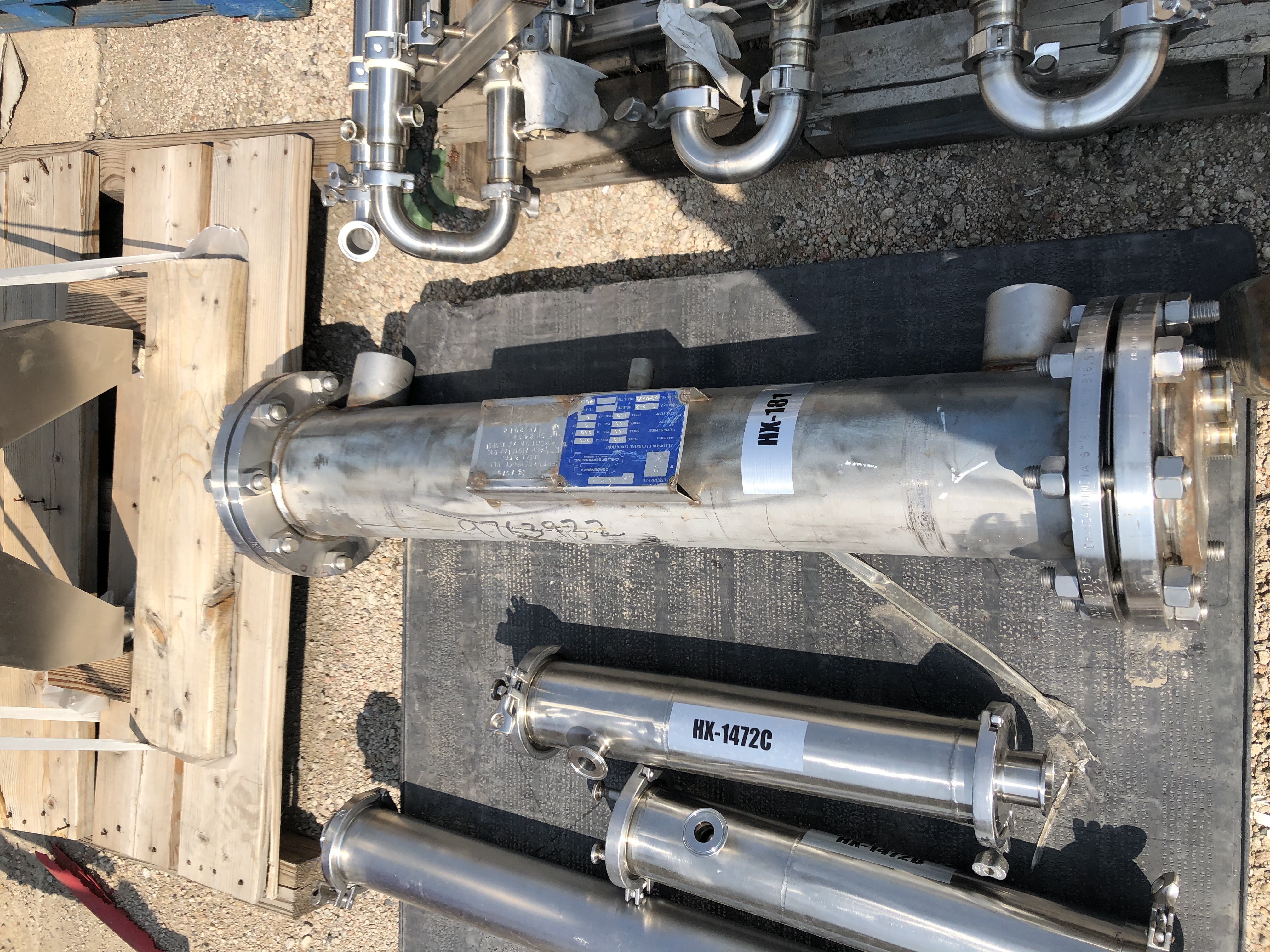 Refurbished CONDENSER & CHILLER SERVICES 40 SQ FT HEAT EXCHANGER 6.3.30.1/3