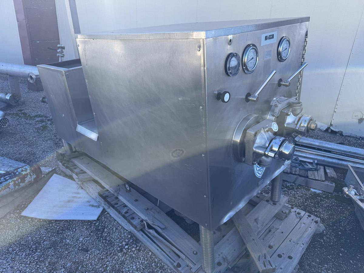 Used 11 SQ. FT. CREPACO SCRAPED -SURFACE HEAT EXCHANGER