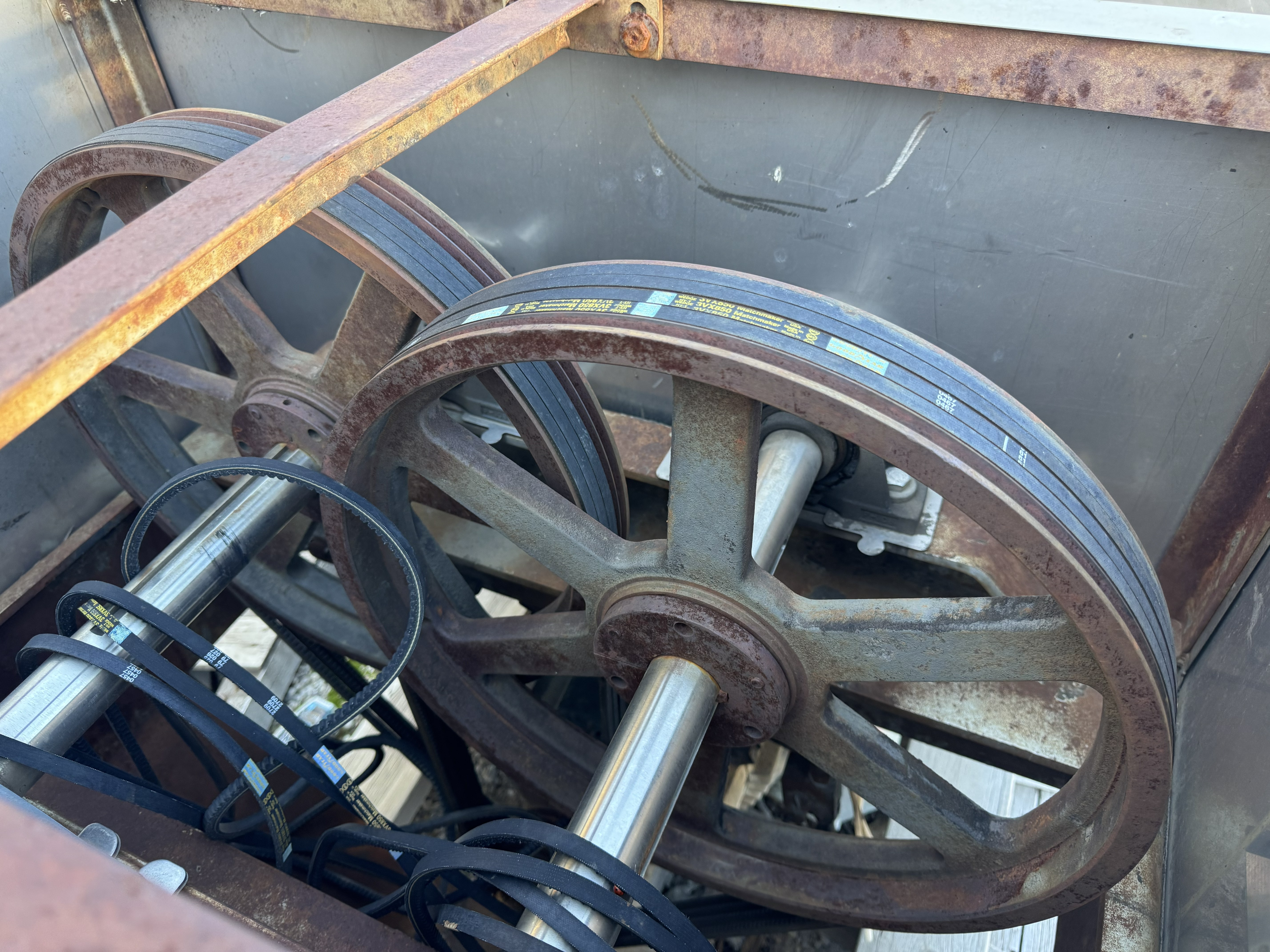 Used 11 SQ. FT. CREPACO SCRAPED -SURFACE HEAT EXCHANGER