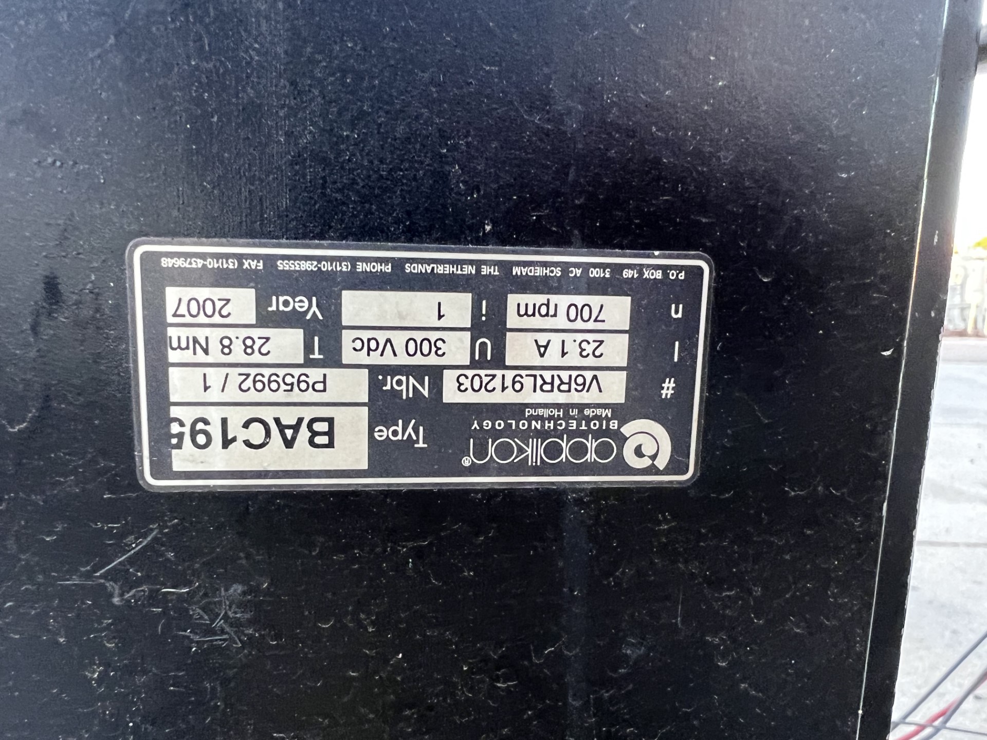 Used 140 LITER BIOREACTOR