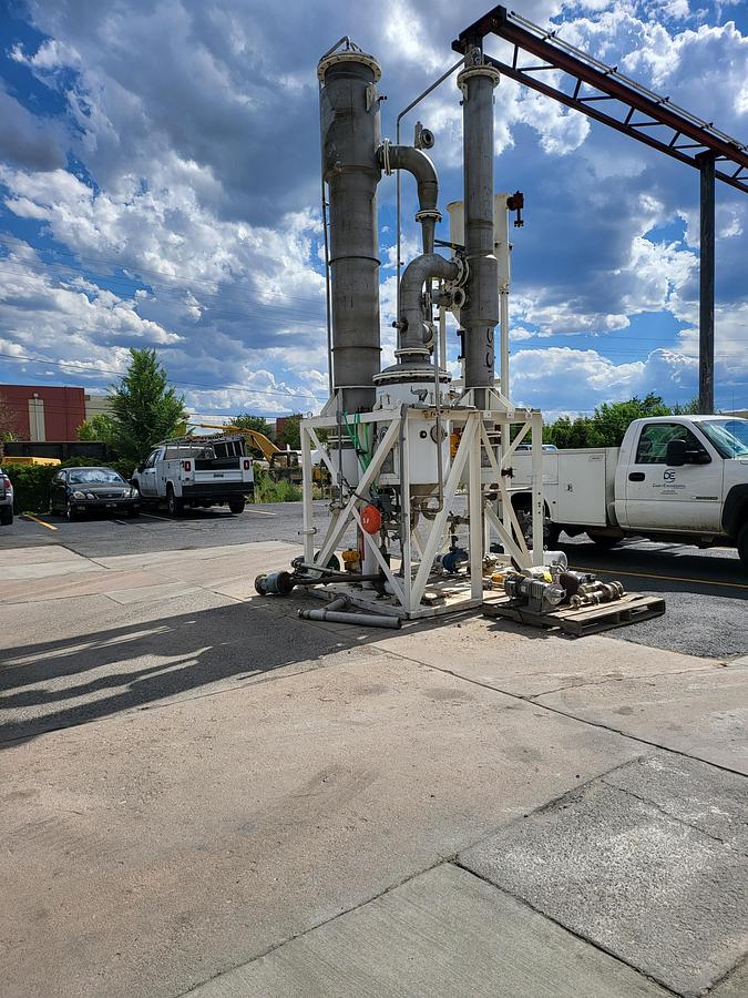 Used 2 STAGE FALLING FILM EVAPORATOR