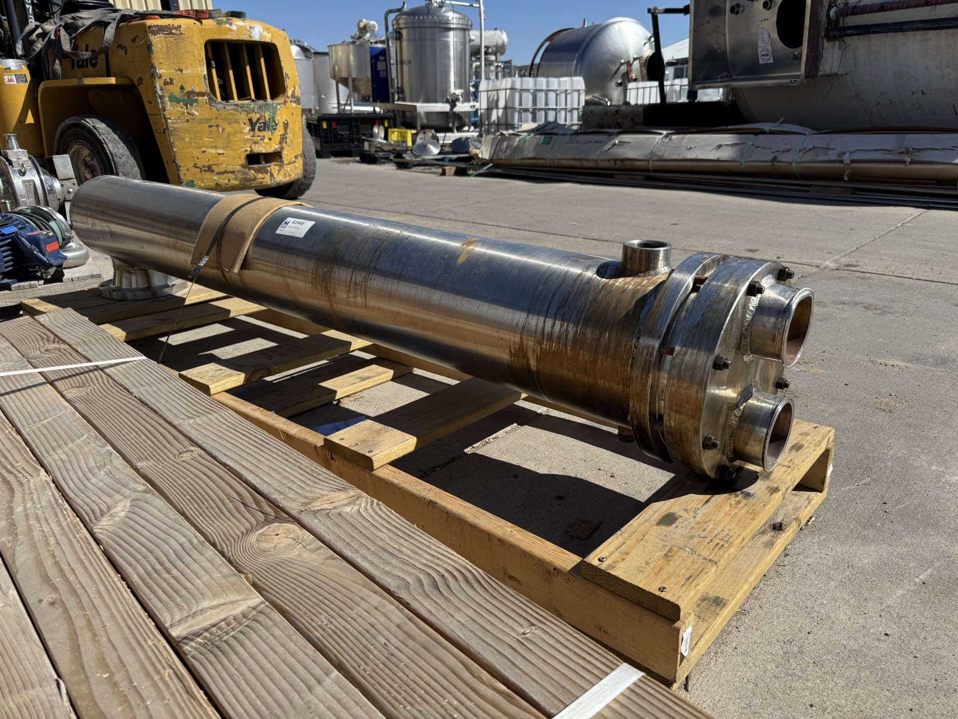 Refurbished 30 SQ FT. TUBE AND SHELL HEAT EXCHANGER