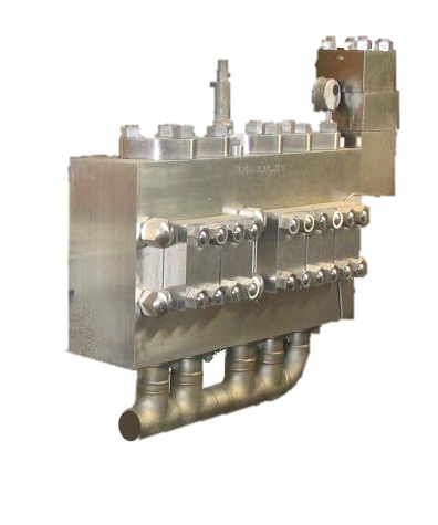 Refurbished GAULIN MC120-3TBS 2-Stage Homogenizer w/ 5-port Inlet Manifold