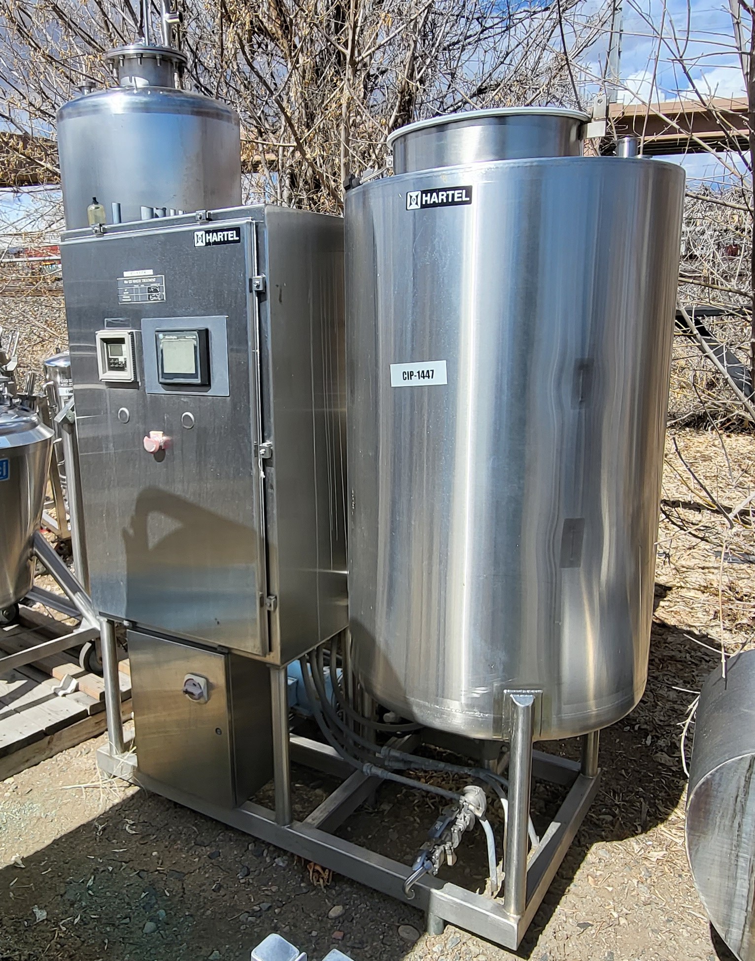 Used HARTEL CIP SKID