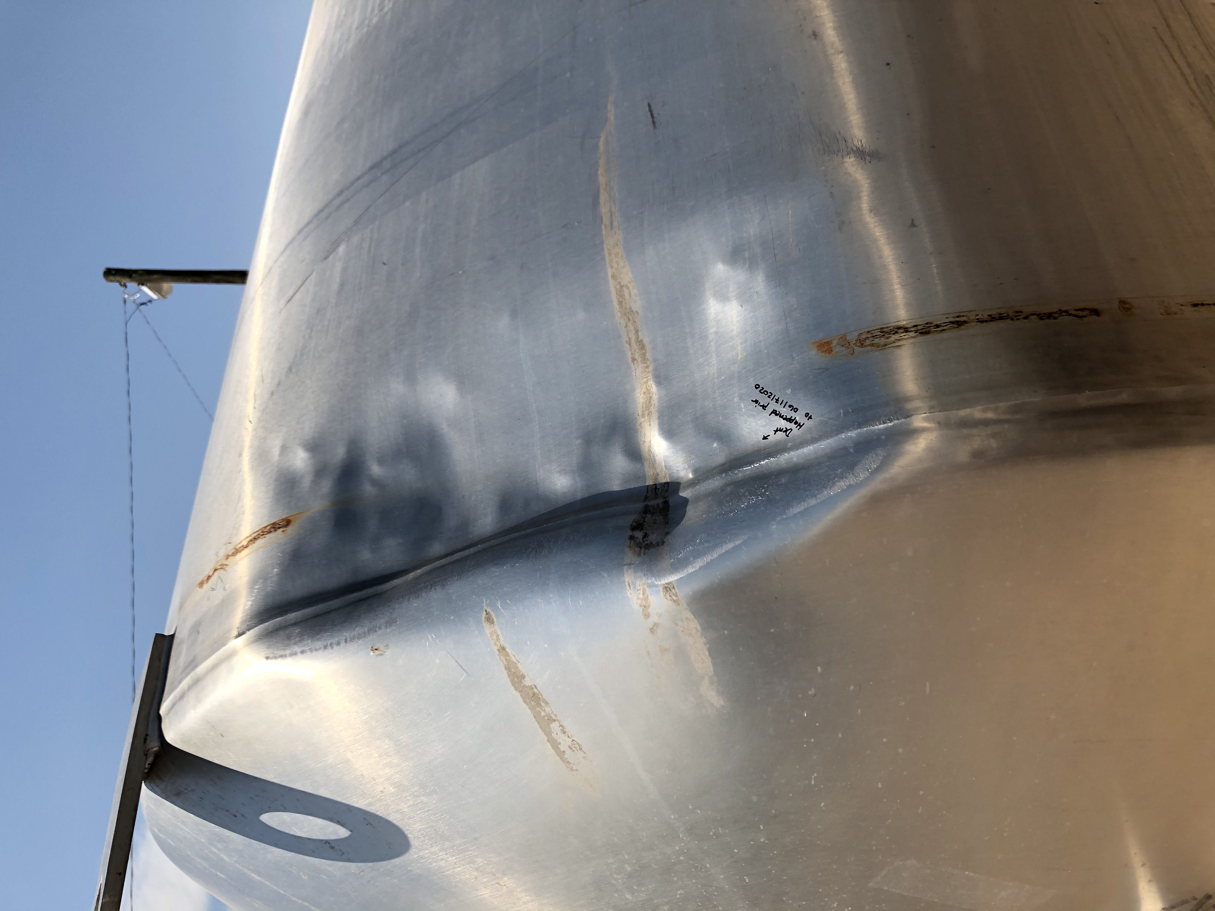 Used 2000 GALLON SINGLE SHELL TANK