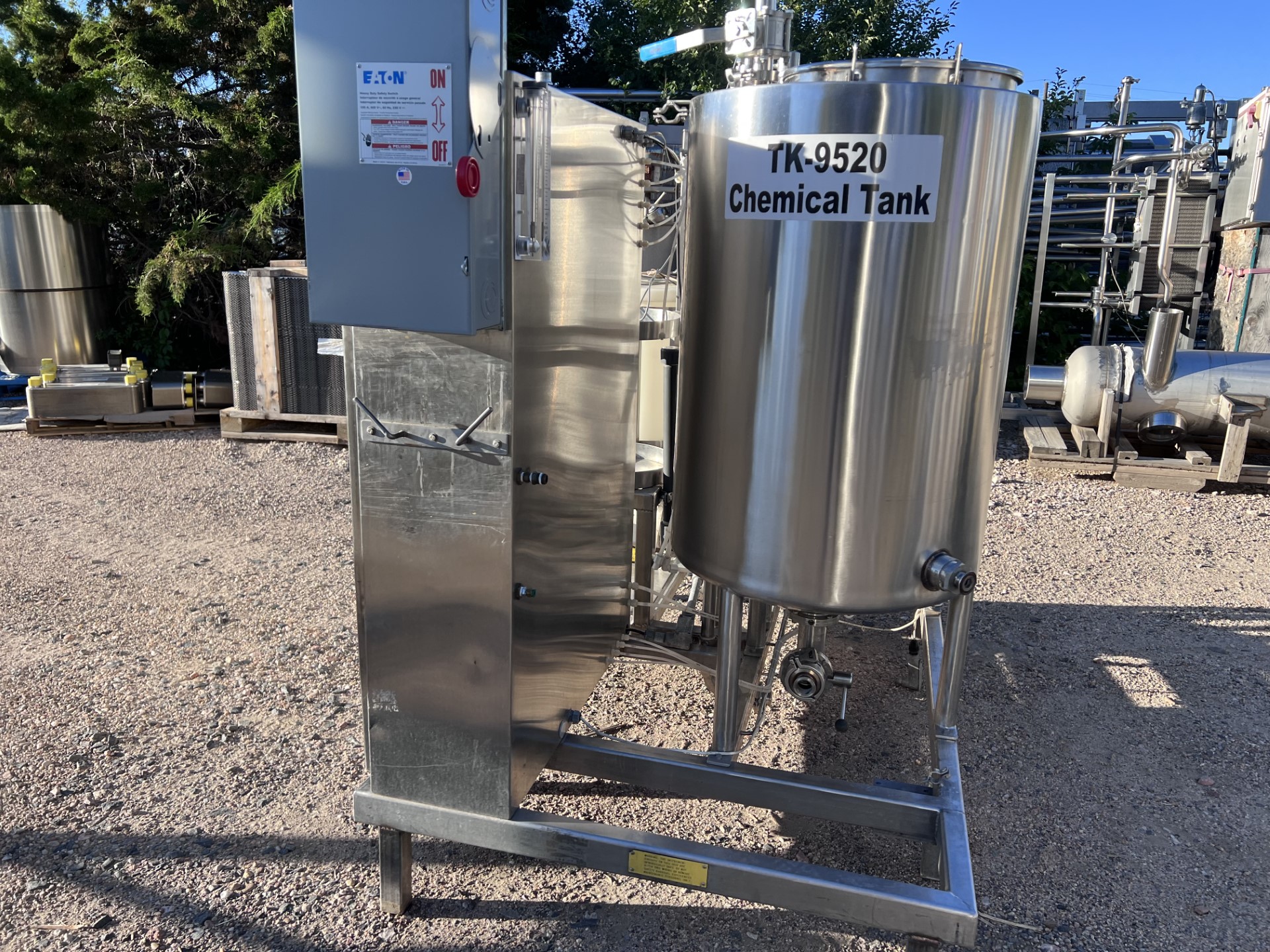 Used 2 TANK CIP SYSTEM