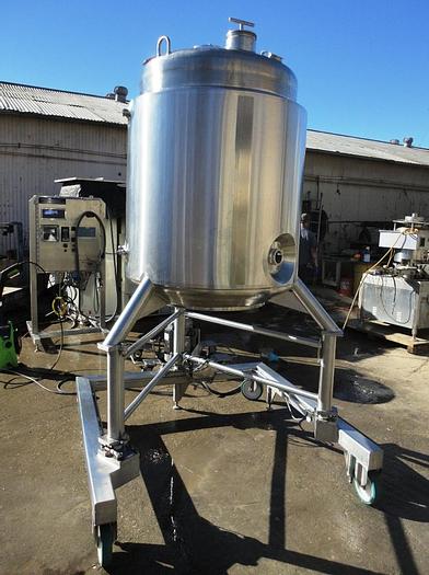 Used Reactor, 265 Gallon, 316L S/st, 100 PSI, Jkt, Feldmeier, #S737963