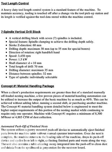 Used 2016 Weeke Vantech 5x10 CNC Router with Offloading