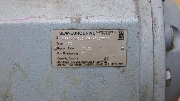 Used Sew- Eurodrive R102 Parallel Gear Drive #44510