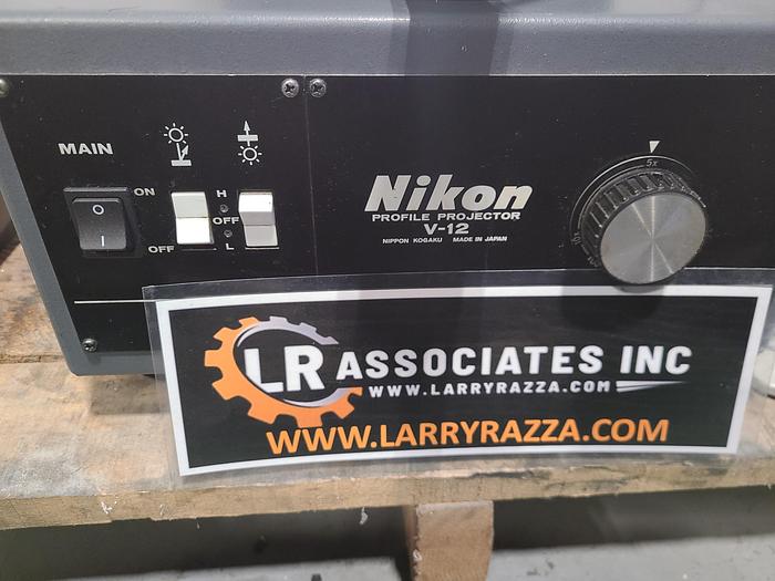 Used Nikon Profile Projector V-12 Optical Comparator