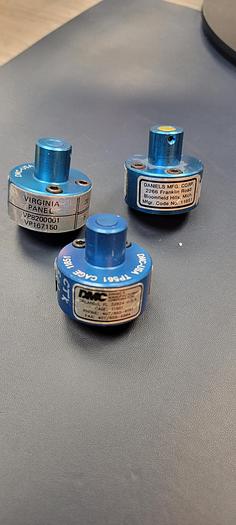 Used LOT OF3 DANIELS DMC TURRET HEAD POSITIONER TP561,TP576, CRIMPING TOOL 11851(B19)