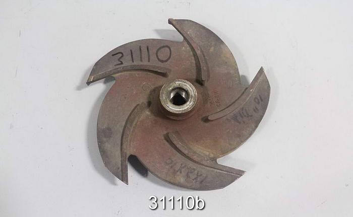 Used Goulds 3196 1x2x10 5 Vane Pump Impeller #31110