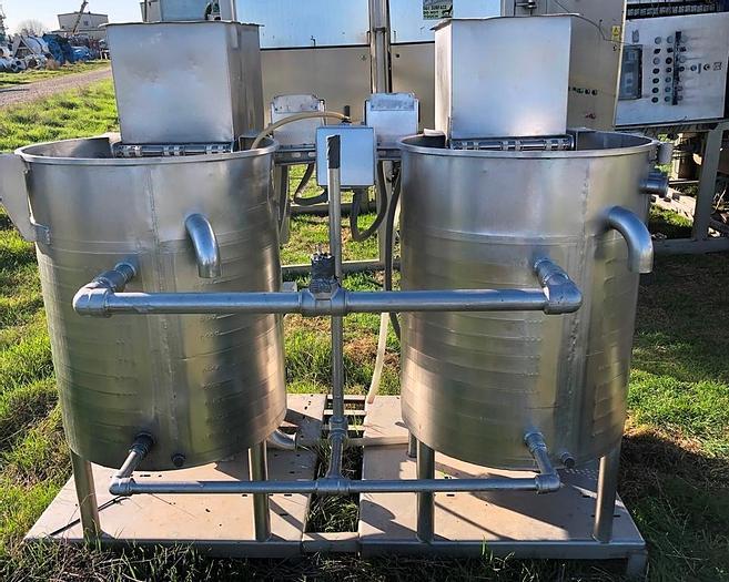 Used Breader, Batter Applicator, Dual Tank, 50 Gallon, Stein #S743563