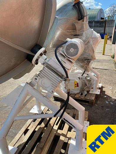 Used (2) Stainless Steel Coating Pans