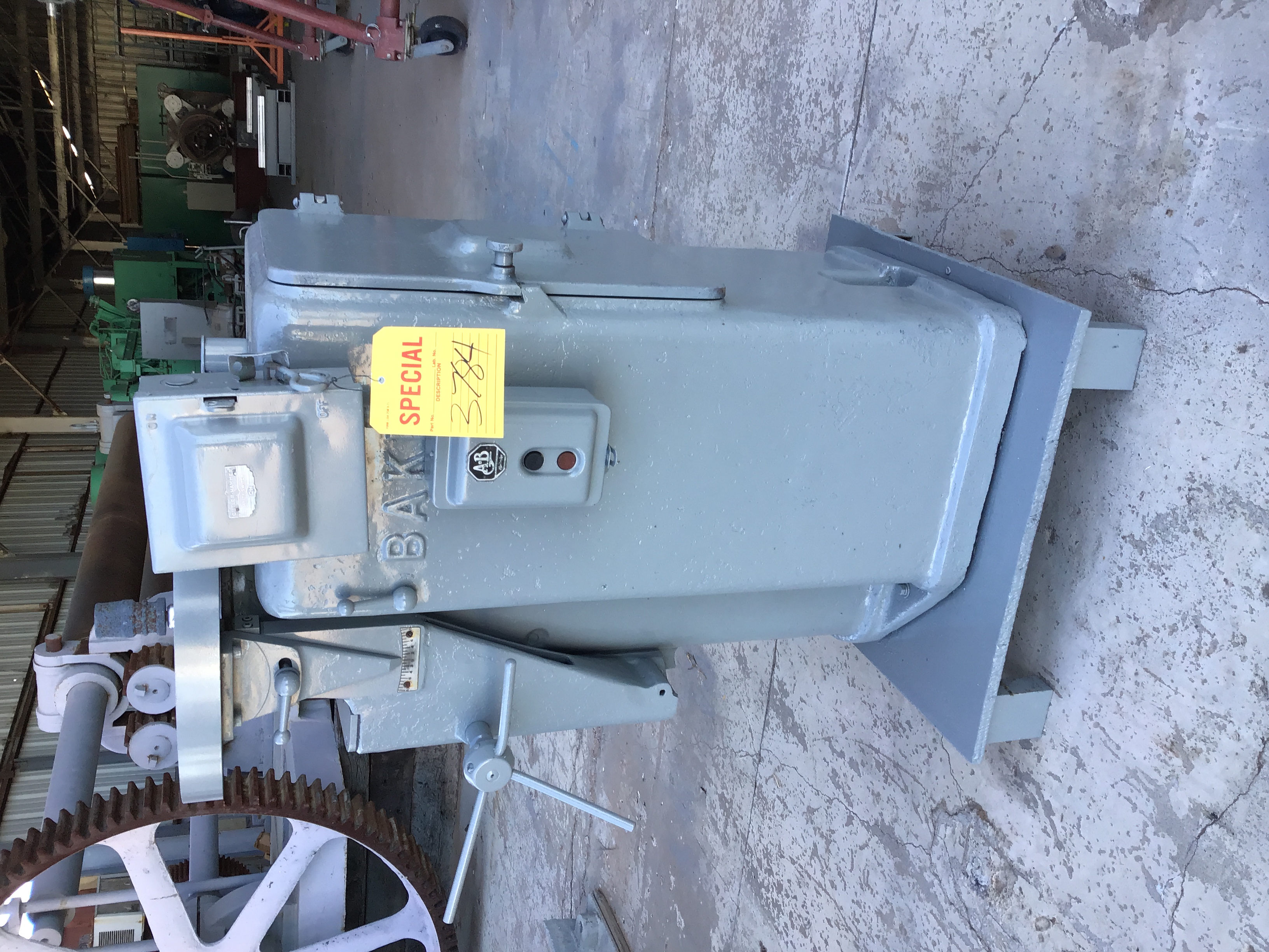 Used Baker Mdl. 3 Profile Grinder