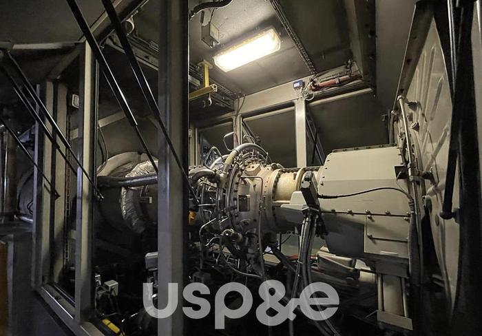 Used 5.4 MW 2008 Used Solar T60 Natural Gas Turbine Gensets