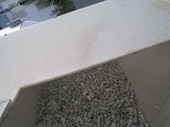 Used Hopper, Feed, S/st, 25 CF, 54" X 54", Incline Belt (2) #S737004