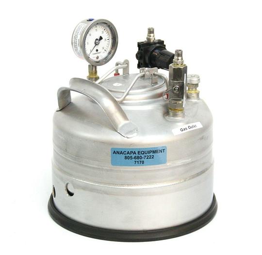 Used Alloy Products Corp. Stainless Steel Pressure Vessel Dewar 1 Gal USED (7170) R