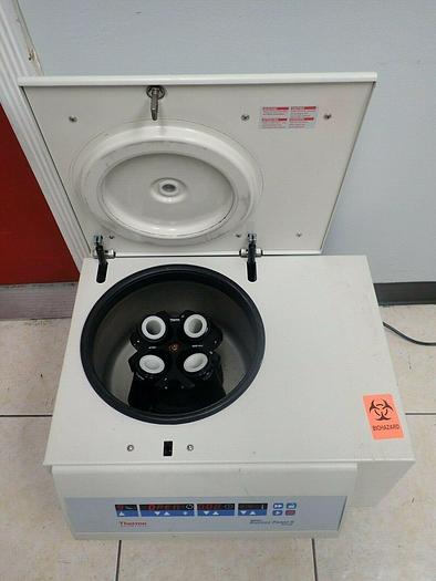 Used Thermo Scientific Sorvall Biofuge Primo R Refrigerated Centrifuge with Rotor