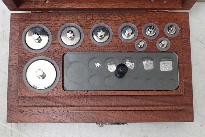 Used Sartorius Balances & Scales S03C0894 Model 5mg-100g Calibration Weight Kit Set