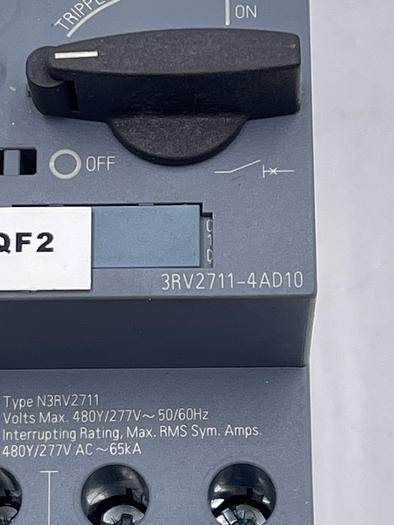 Used Siemens 3RV2711-4AD10