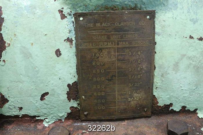Used Black Clawson Shake #32262