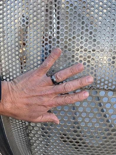 Used Stainless Steel Rotary Separator-Cooling Tumbler