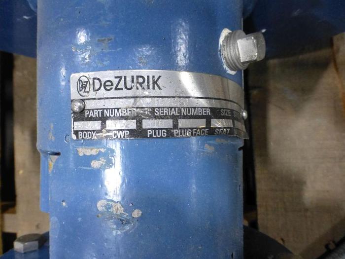 Used 4" DEZURIK BASIS WEIGHT VALVE STAINLESS STEEL