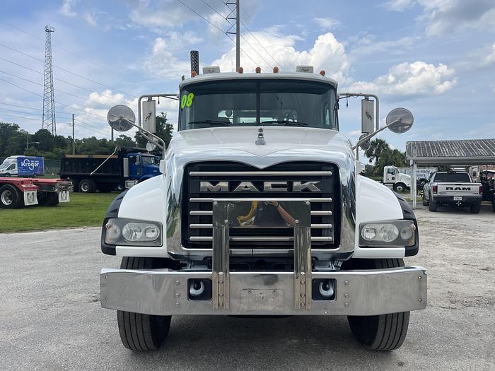 Used 2008 Mack GU713 Tri-Axle Roll-Off Truck
