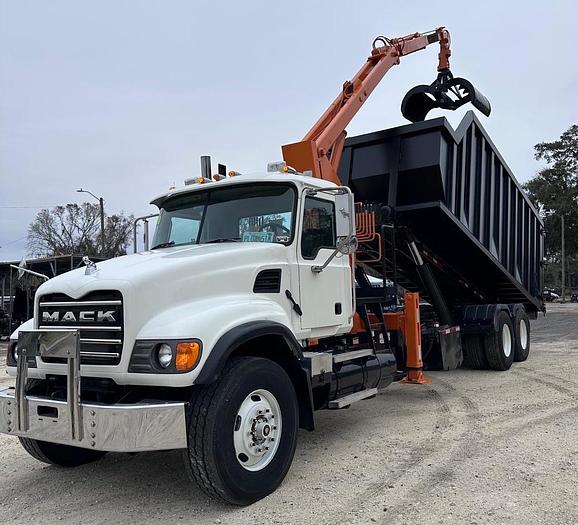Used 2006 Mack CV713 Grapple Roll-Off Truck #5753