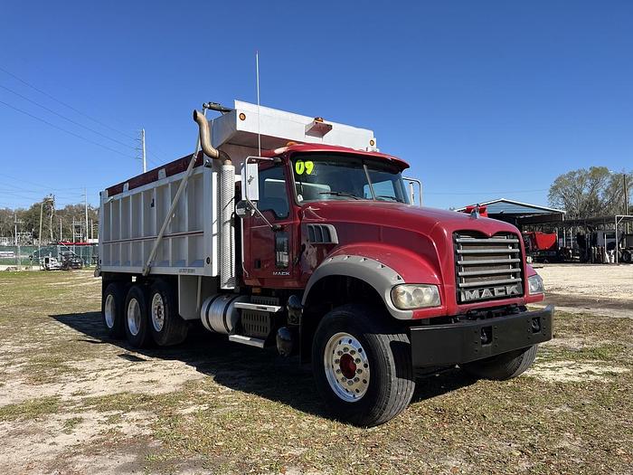 Used 2009 Mack GU713 Tri-Axle Dump Truck