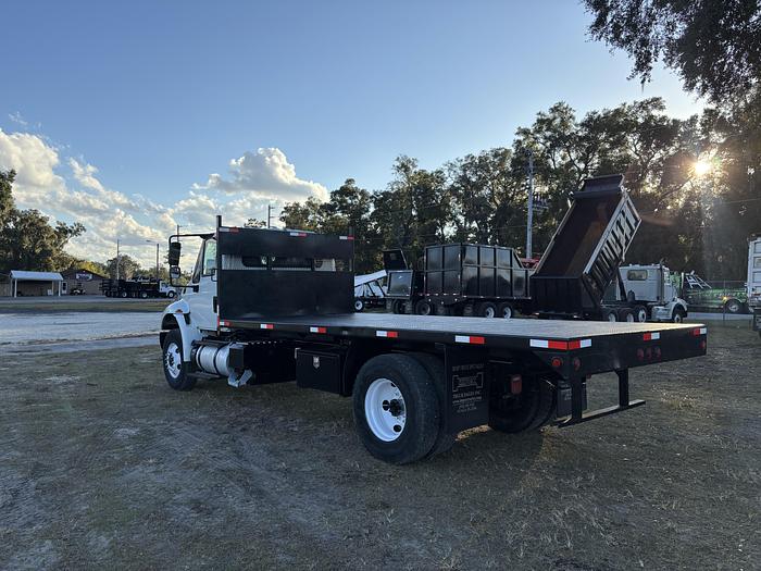 Used 2018 International Duraster 4300 Flatbed Dump Truck #5758