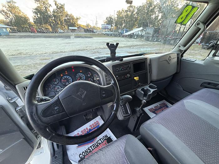 Used 2018 International Duraster 4300 Flatbed Dump Truck #5758