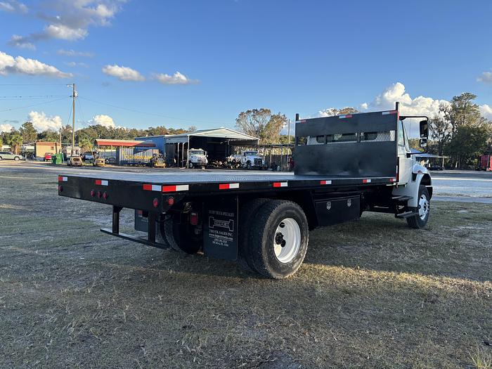Used 2018 International Duraster 4300 Flatbed Dump Truck #5758