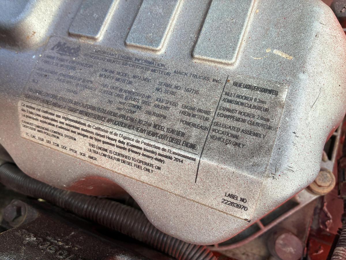 Used 2015 Mack GU813 Tri-Axle Dump Truck #5798