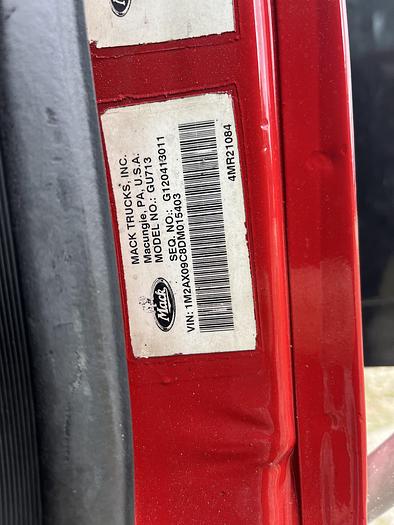 Used 2013 Mack GU713 Tri-Axle Dump Truck