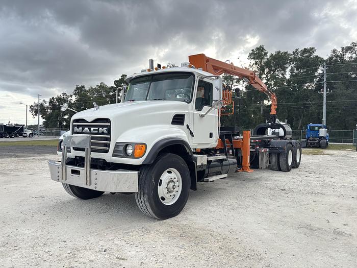 Used 2006 Mack CV713 Grapple Roll-Off Truck #5753
