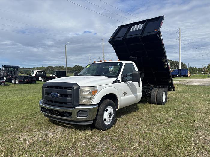 Used 2015 Ford F-350 Super-Duty Flatbed Dump