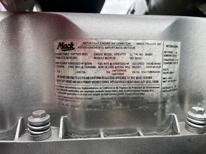 Used 2013 Mack GU713 Tri-Axle Dump Truck