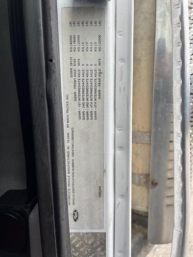 Used 2007 Mack CTP713 Tri-Axle Dump Truck #5671