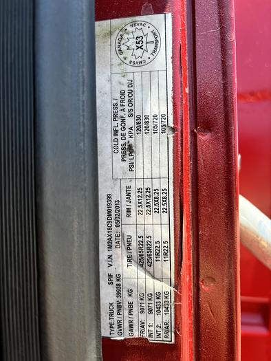 Used 2013 Mack GU813 Tri-Axle Dump Truck