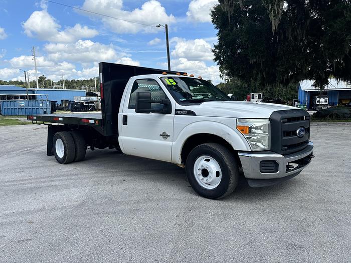 Used 2015 Ford F-350 Super-Duty Flatbed Dump
