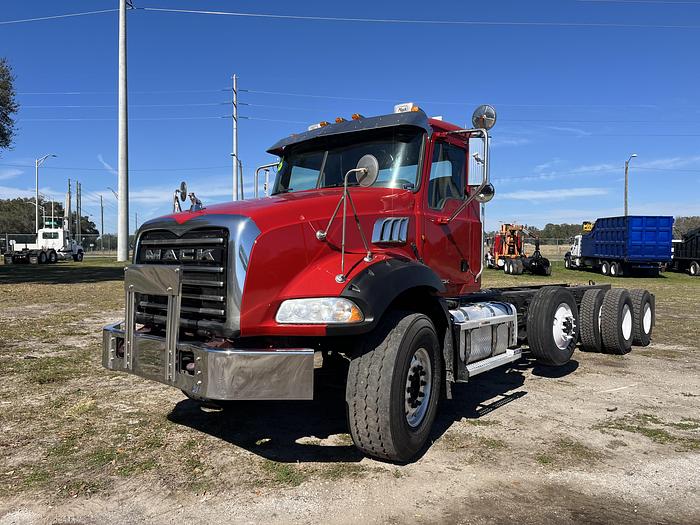 Used 2013 Mack GU813 Granite Tri-Axle Cab & Chassis #5710