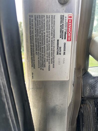 Used 2014 Kenworth T800 Tri-Axle Dump Truck