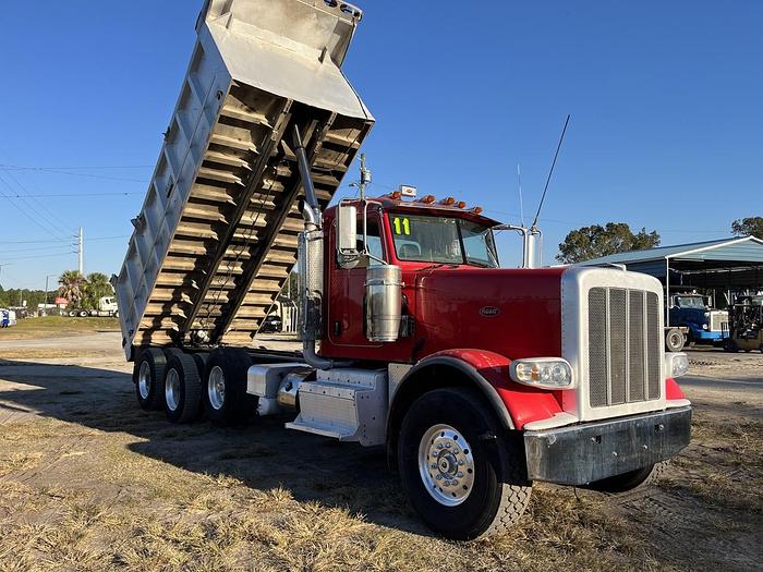 Used 2011 Peterbilt 388 Tri-Axle Cab & Chassis