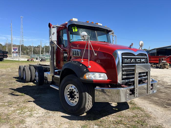 Used 2013 Mack GU813 Granite Tri-Axle Cab & Chassis #5710