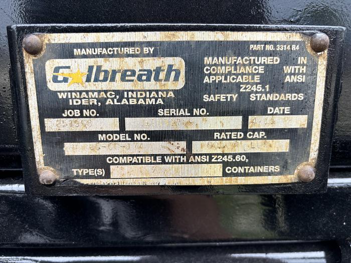 Used 2011 Mack CT713 Tandem-Axle Roll-Off Truck